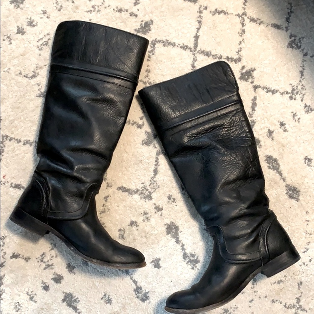 Black Frye riding boots